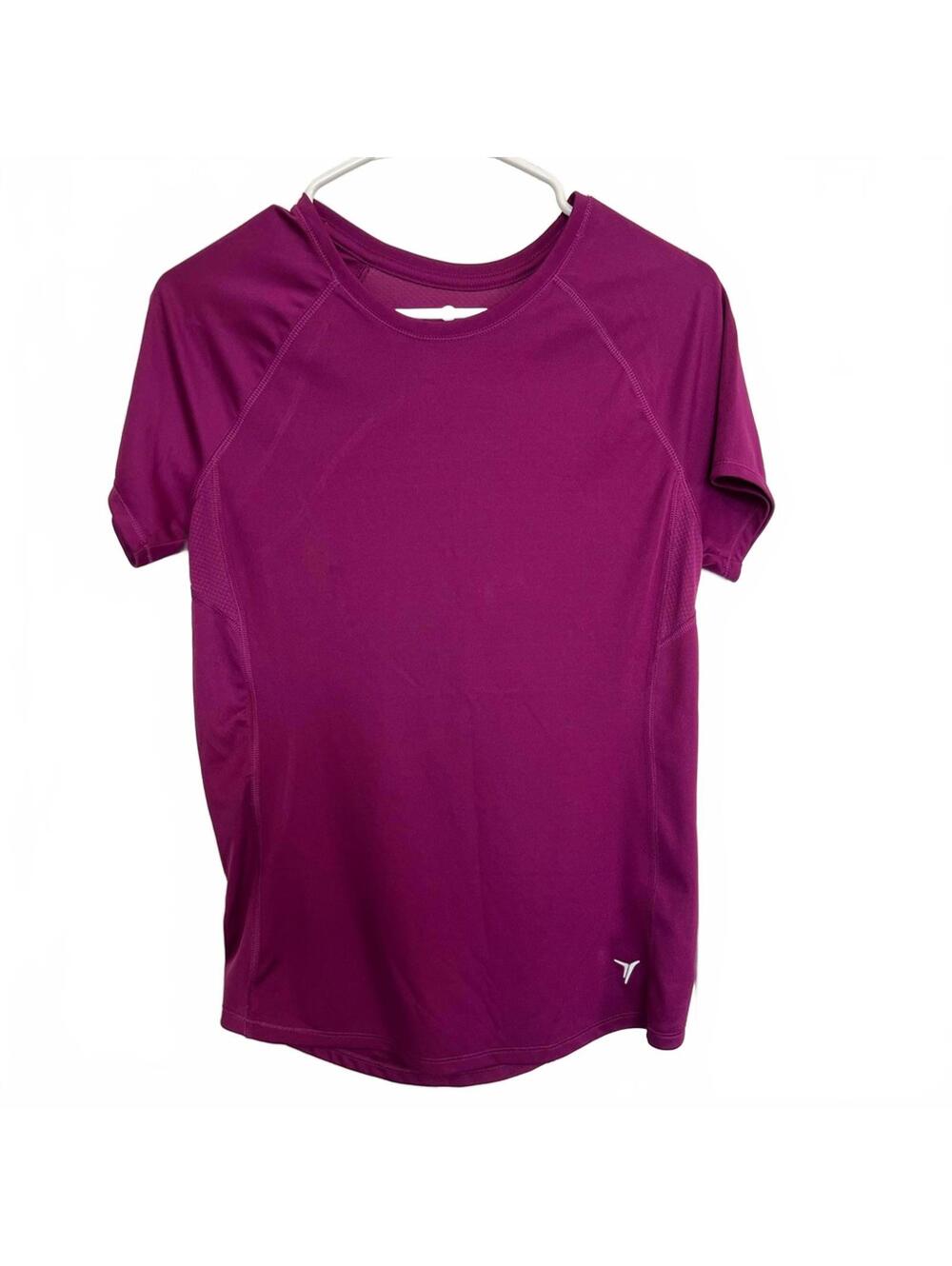 Old Navy Active Magenta Semi-Fitted Athletic Top Workout Shirt